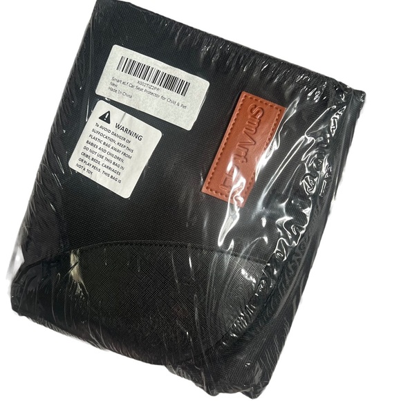 NWT SMART ELF BLACK PADDED CAR SEAT PROTECTOR - Picture 4 of 6